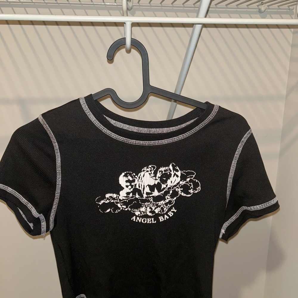 Black Angel Baby Graphic Tee